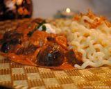 A picture of step 18 of Beef stroganoff.