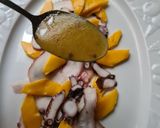 Foto del paso 5 de la receta: Ensalada de pulpo y mango con pimienta rosa y alcaparrones