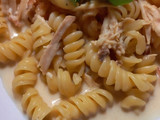 Fideos con Pollo y Crema