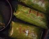 Foto langkah ke 11 dari resep Lemper Bakar Isi Ayam.