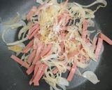 รูปขั้นตอนการทำที่ 2 ของ Fusilli Pasta Ham Au Gratin