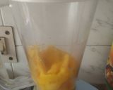 A picture of step 1 of Mango Cake Bites.
