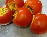 A picture of step 5 of #stuffed tomato.