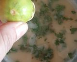 A picture of step 2 of Sattu drink.