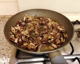 A picture of step 3 of Chicken Strips with Radicchio.