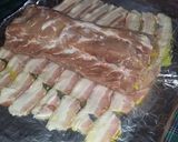 Foto del paso 3 de la receta: Carré de cerdo relleno con salsa agridulce