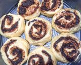 Foto langkah ke 8 dari resep No Knead Cinnamon Rolls with Cream Cheese Glaze.