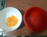 Hình bước làm 1 của món Bánh bông lan bằng nồi cơm không cần sữa