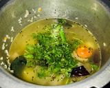 A picture of step 3 of Pappu Biyyam/Lentils Rice.