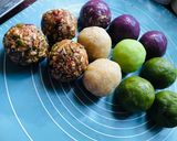 Hình bước làm 2 của món Nhân khoai môn bánh trung thu