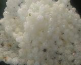 A picture of step 5 of Saboodana Papad.