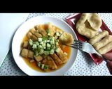 Foto langkah ke 7 dari resep Pempek dos tanpa ikan.