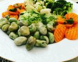 Foto del paso 3 de la receta: Bacalao a la plancha con verduras en lékué