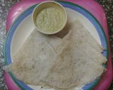 A picture of step 4 of Neer dosa.