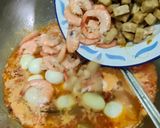 Foto langkah ke 6 dari resep Sambal Goreng Udang Tempe & Telur Puyuh.