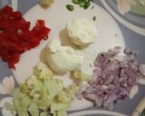 A picture of step 1 of Chhurpi soup.