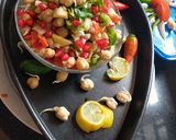 A picture of step 5 of Sprouts Chickpeas Salad Chaat Recipe.