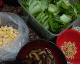 Foto langkah ke 1 dari resep Nasi kua chai vegetarian aka nasi sawi pahit vegetarian.