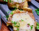 A picture of step 5 of Cheesy Smashed Potatoes.