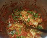 A picture of step 4 of Jain Matar Paneer.