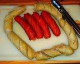 A picture of step 7 of Mike's Chicago Dogs & Beer Brats.