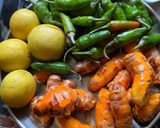A picture of step 1 of Amla turmeric Pickle.