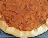 Une image de l'étape 17 de Tarte aux pommes caramélisé à la crème, coulis de caramel maison.