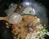 A picture of step 4 of Cheesy Kidney Beans Rice Stuffed Eggplant.