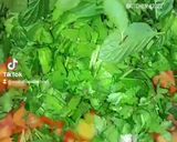 A picture of step 2 of Lebanese Fattoush.
