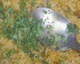 A picture of step 6 of Capsicum Masala Bhaat with Leftover Rice.