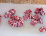 Foto del paso 1 de la receta: Fideuá melosa de carrilleras y champiñón