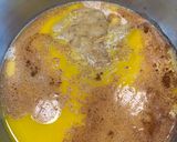 A picture of step 2 of Whiskey Caramel and Banana Self-saucing Pudding.