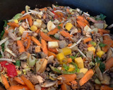 A picture of step 3 of Shepherd’s pie (Herders pastei).