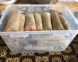 A picture of step 5 of Vegetarian Fried Spring Rolls.