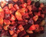 A picture of step 2 of Vegetable chopKolkata street food.