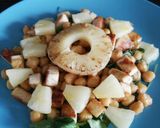 Foto del paso 11 de la receta Ensalada de garbanzos, tofu y piña