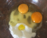 Foto langkah ke 2 dari resep Brownies Kukus Pandan 2 telur.