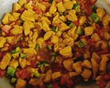 A picture of step 4 of Savory, Spicy Tikka Macroni 🍝🍊🍊🍜.