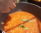 A picture of step 5 of Penne Arrabiata.