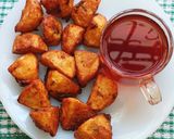 A picture of step 4 of Vyazi Karai (Fry Potato Mombasa Style).