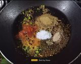 A picture of step 3 of Dry Arbi Masala.