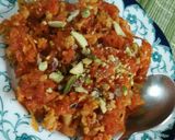 A picture of step 4 of Instant microwave gajar ka halwa.