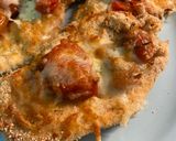 Foto del paso 4 de la receta: Pechugas empanadas en airfryer con tomates asados y mozzarella