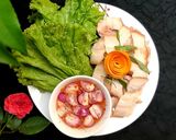 Hình bước làm 1 của món Bữa cơm nhà có món tôm càng xanh