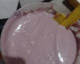 Foto langkah ke 4 dari resep Ube Brownies Basque Burnt Cheesecake.