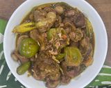 Foto langkah ke 3 dari resep Tumis Ampela Pedas Manis.