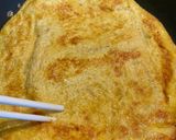 รูปขั้นตอนการทำที่ 6 ของ [อาหารเช้า] ขนมปังไข่แซนวิชแฮมเบคอน