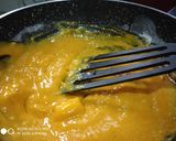 A picture of step 1 of Mango Pedha.