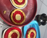 Foto langkah ke 5 dari resep Cake kukus merah putih.