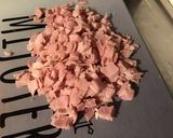 Une image de l'étape 2 de Feuilletés coeurs jambon, tomates,moutarde aux épices espagnoles.